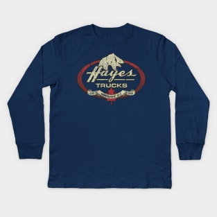 Hayes Trucks 1971 Kids Long Sleeve T-Shirt